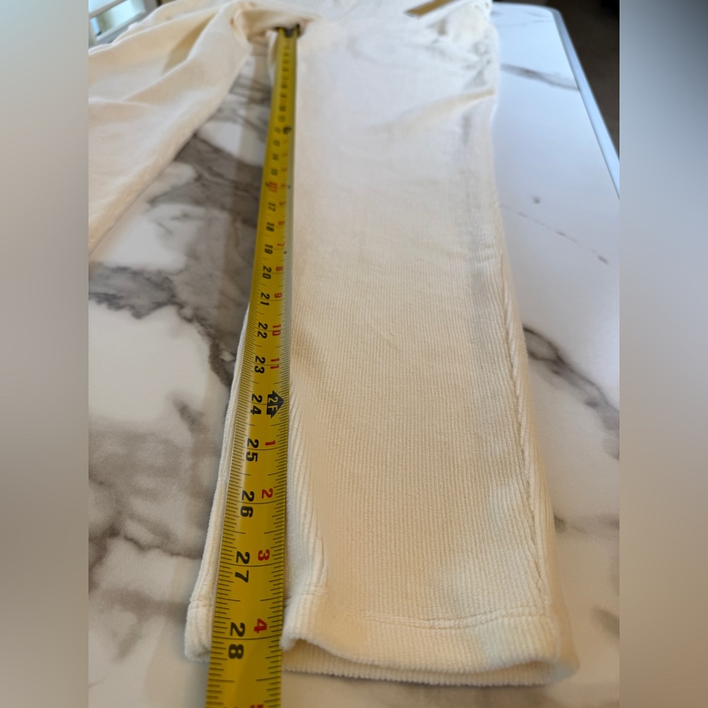 Michael Kors Cream High Rise Skinny Pant . Size L NWT - Picture 10 of 11